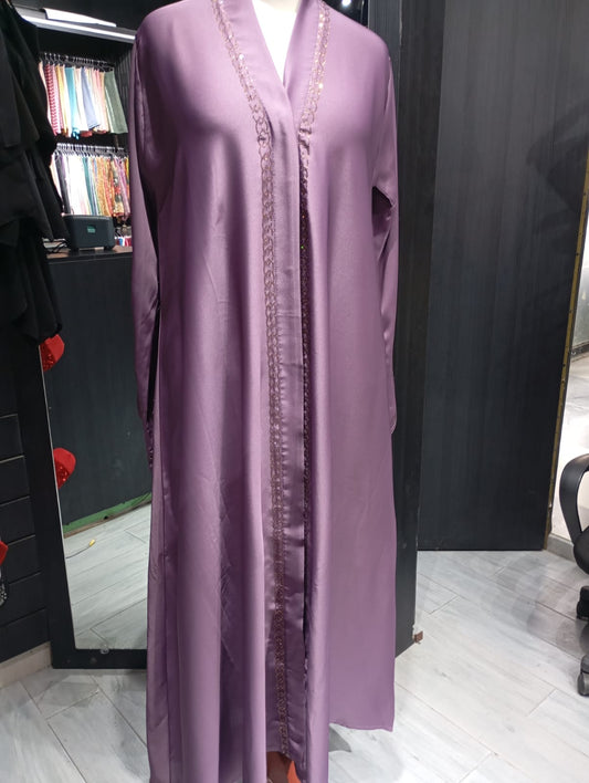 Abaya- embroidered fancy Nida